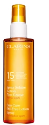 CLARINS Oil&ndash;free sun spray UVB 15