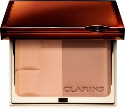 CLARINS Enchanted Collection Bronzing Duo SPF 15 mineral powder compact