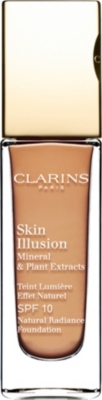 CLARINS Skin Illusion natural radiance foundation SPF 10