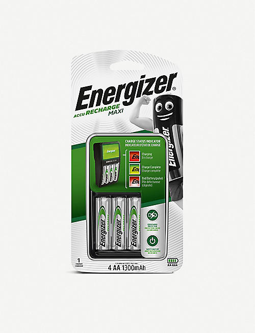 ENERGIZER: Energizer Battery Charger 4AA 1300mAh rechargeable batteries 335g