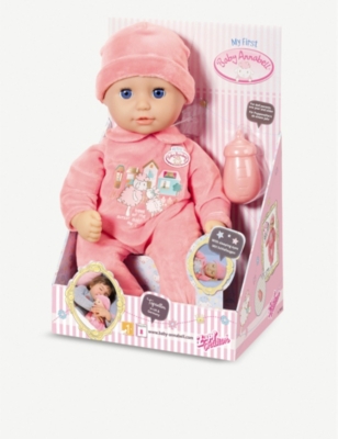 annabell baby selfridges sleeping doll eyes