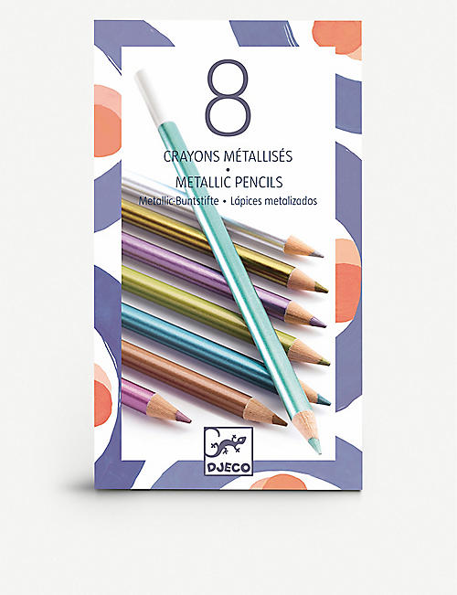 DJECO: Metallic colouring pencils set of 8