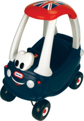 LITTLE TIKES GB Cozy Coupe with Union Jack flag