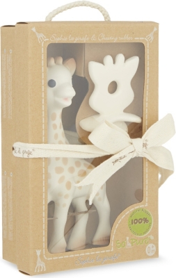 SOPHIE THE GIRAFFE Rubber chew and giraffe set