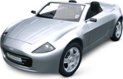 V8 ROADSTER Silver V8 Roadster car
