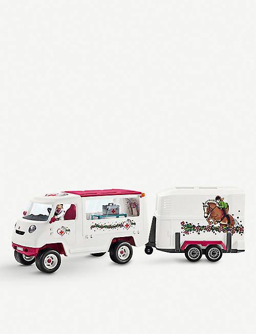 SCHLEICH: Mobile vet with Hanoverian foal playset