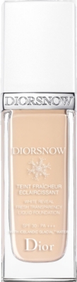 DIOR Diorsnow White Reveal Fresh Transparency Liquid Foundation SPF 30 PA+++