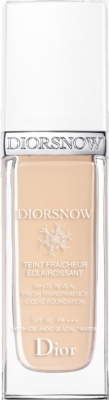 DIOR Diorsnow White Reveal Fresh Transparency Liquid Foundation SPF 30 PA+++