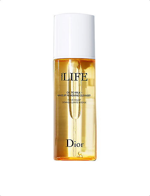 DIOR: Hydra Life Oil to Milk Makeup Removing Cleanser 200ml