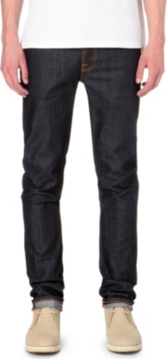 NUDIE JEANS Grim Tim slim-fit straight organic jeans