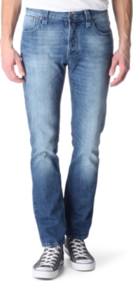 NUDIE JEANS Grim Tim slim-fit straight jeans