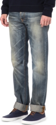 NUDIE JEANS Straight Alf regular-fit straight jeans
