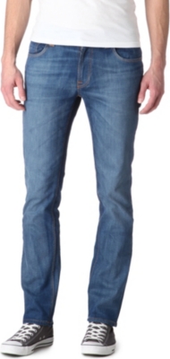 NUDIE JEANS Thin Finn slim-fit tapered jeans
