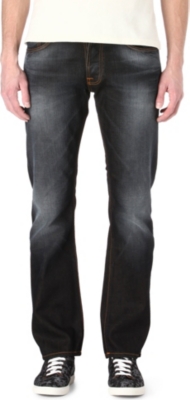 NUDIE JEANS Average Joe regular-fit straight jeans