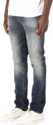NUDIE JEANS Grim Tim slim-fit straight jeans