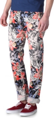SCOTCH & SODA Bowie floral chinos