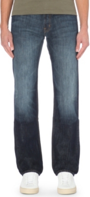 7 FOR ALL MANKIND Standard regular-fit straight jeans