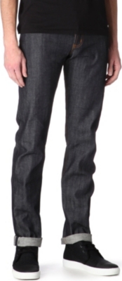NAKED AND FAMOUS DENIM Regular-fit tapered jeans