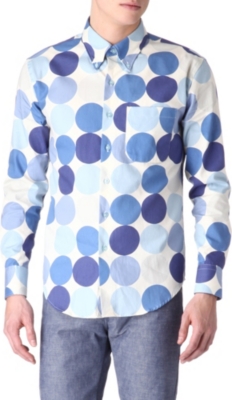 NAKED AND FAMOUS DENIM Giant Dots shirt