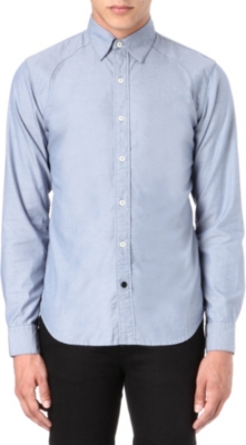 DENHAM Military gingham-printed shirt