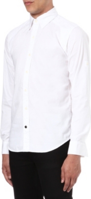 DENHAM Military gingham-printed shirt