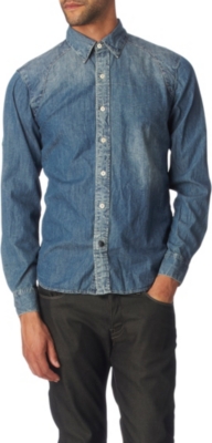 DENHAM Denim shirt (Blue