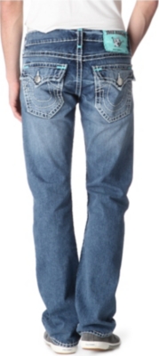 TRUE RELIGION Ricky Super T regular-fit straight jeans