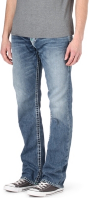 TRUE RELIGION Ricky Super T regular-fit straight jeans