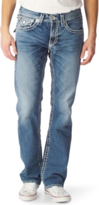 TRUE RELIGION Ricky Super T regular-fit straight jeans