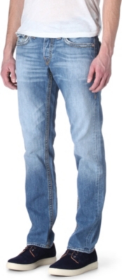 TRUE RELIGION Jack Mid Drifter slim-fit straight jeans