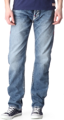 TRUE RELIGION Geno Super-T regular-fit straight jeans