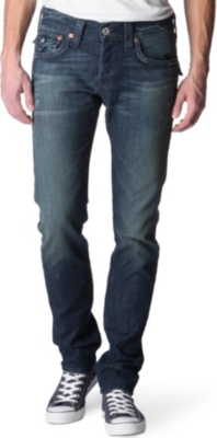 TRUE RELIGION Zach skinny-fit tapered jeans