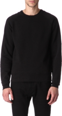 BLK DNM Raglan crew-neck sweatshirt