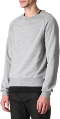 BLK DNM Raglan crew-neck sweatshirt