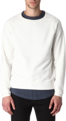 BLK DNM Raglan crew-neck sweatshirt