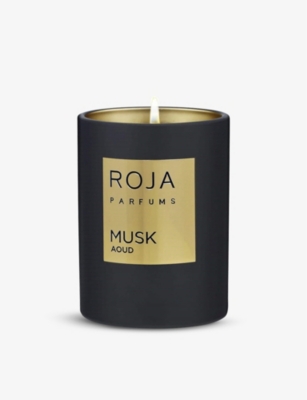 ROJA PARFUMS: Musk Aoud scented candle 300g