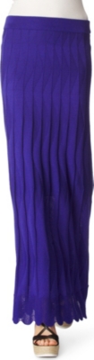 M MISSONI Long knitted skirt (Blue