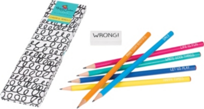 HAPPY JACKSON Cheerful pencils set of six