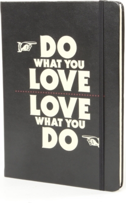 WILD & WOLF Manifesto Do What You Love A4 notebook