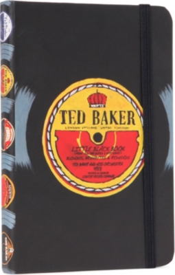 WILD & WOLF Ted Baker Little Black Book A6 address book