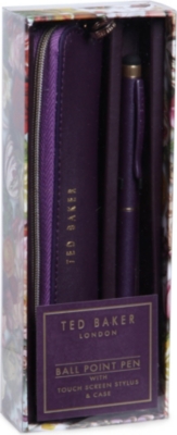 TED BAKER Touchscreen stylus and ball point pen