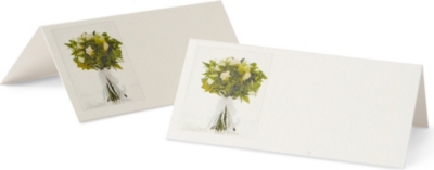 SUSAN O'HANLON Wedding collection set of six place cards