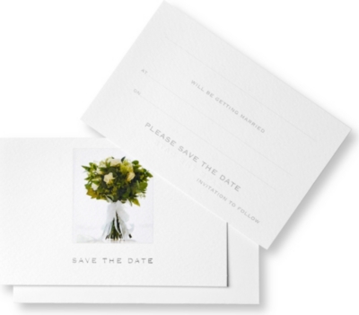 SUSAN O'HANLON Wedding collection set of six save the date cards
