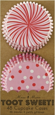 MERI MERI Toot Sweet pack of 48 cupcake cases