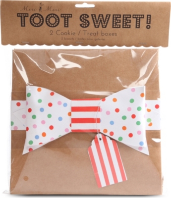 MERI MERI Toot Sweet pair of cookie treat boxes