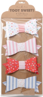 MERI MERI Toot Sweet set of four large gift bows
