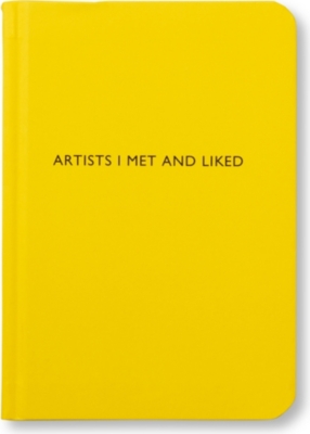 ARCHIE GRAND 'Artists I met and liked' Notebook