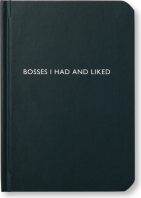 ARCHIE GRAND 'Bosses I had and liked' notebook