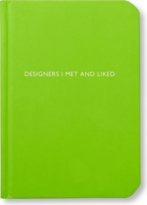 ARCHIE GRAND 'Designers I met and liked' notebook