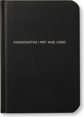 ARCHIE GRAND 'Fashionistas I met and liked' notebook